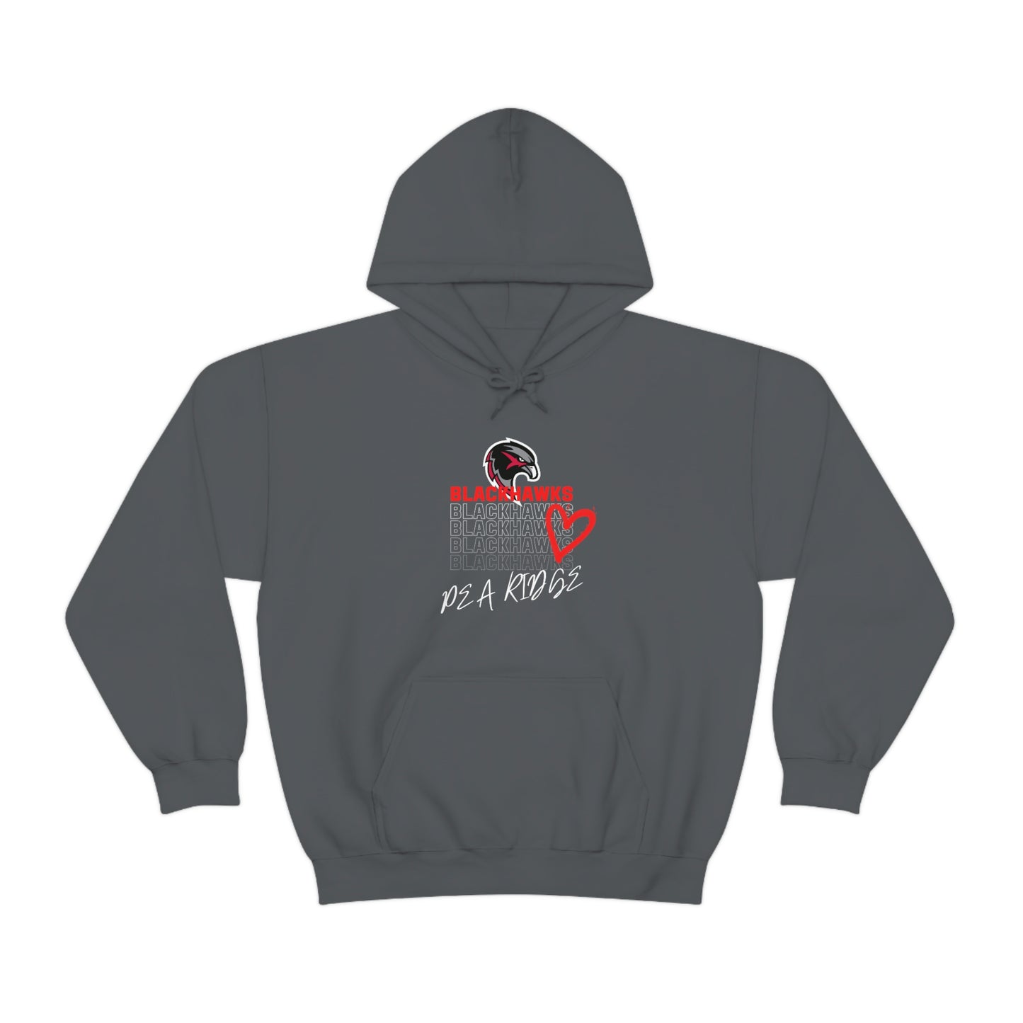 Unisex Heavy Blend™ Hooded Sweatshirt - Pea Ridge Heart