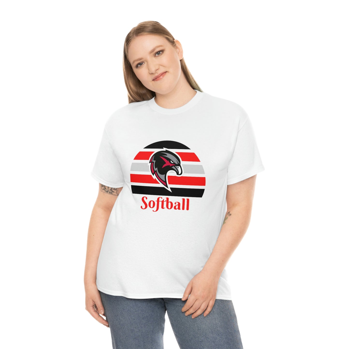 Unisex Heavy Cotton Tee - Softball 8