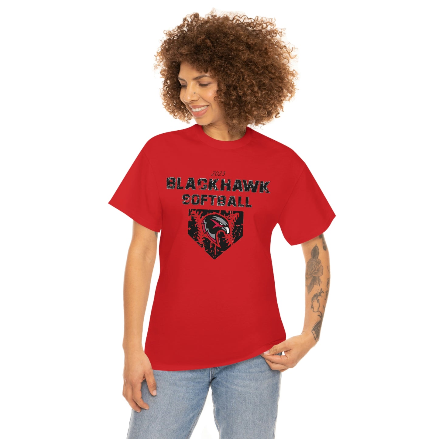 Unisex Heavy Cotton Tee - Pea Ridge Softball