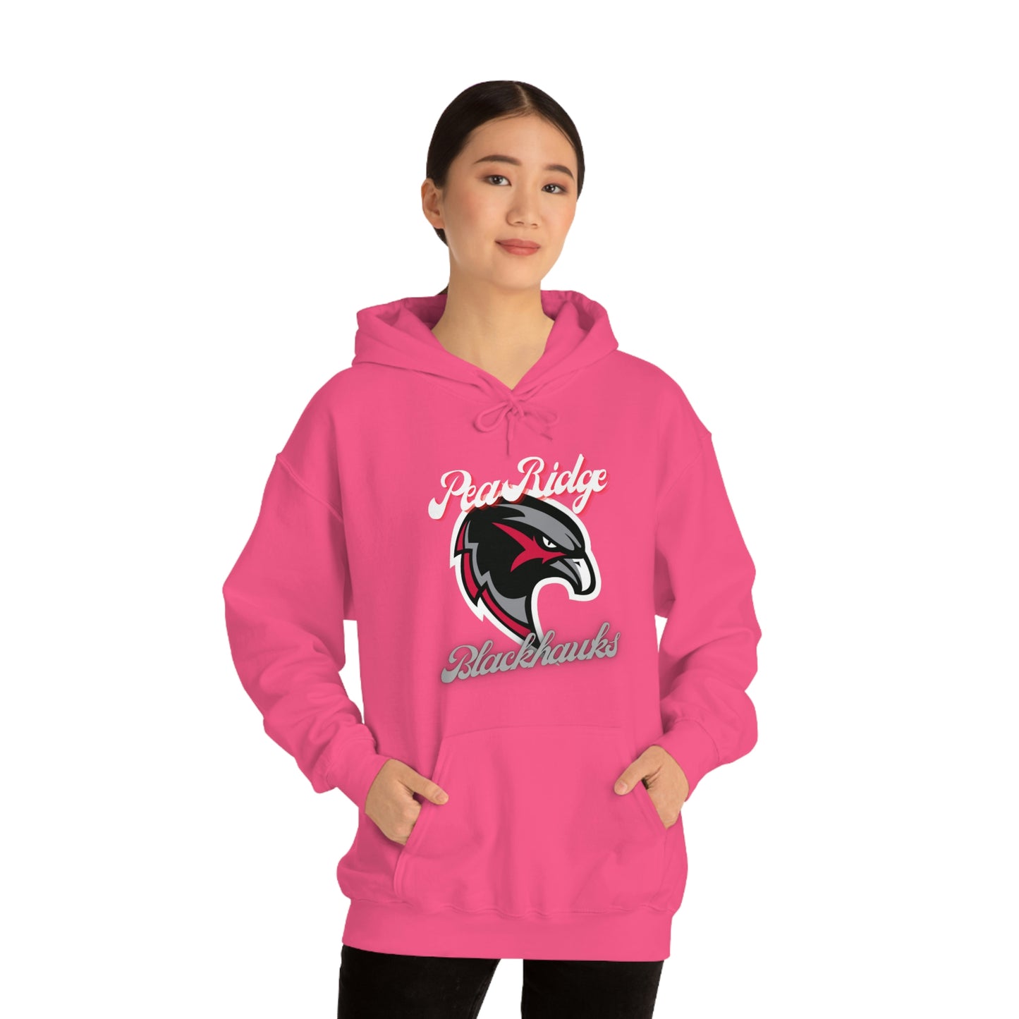 Unisex Heavy Blend™ Hooded Sweatshirt - Pea Ridge BlackHawks