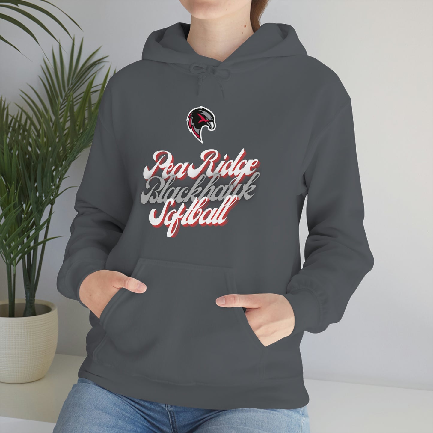 Unisex Heavy Blend™ Hooded Sweatshirt - Pea Ridge Softball 4