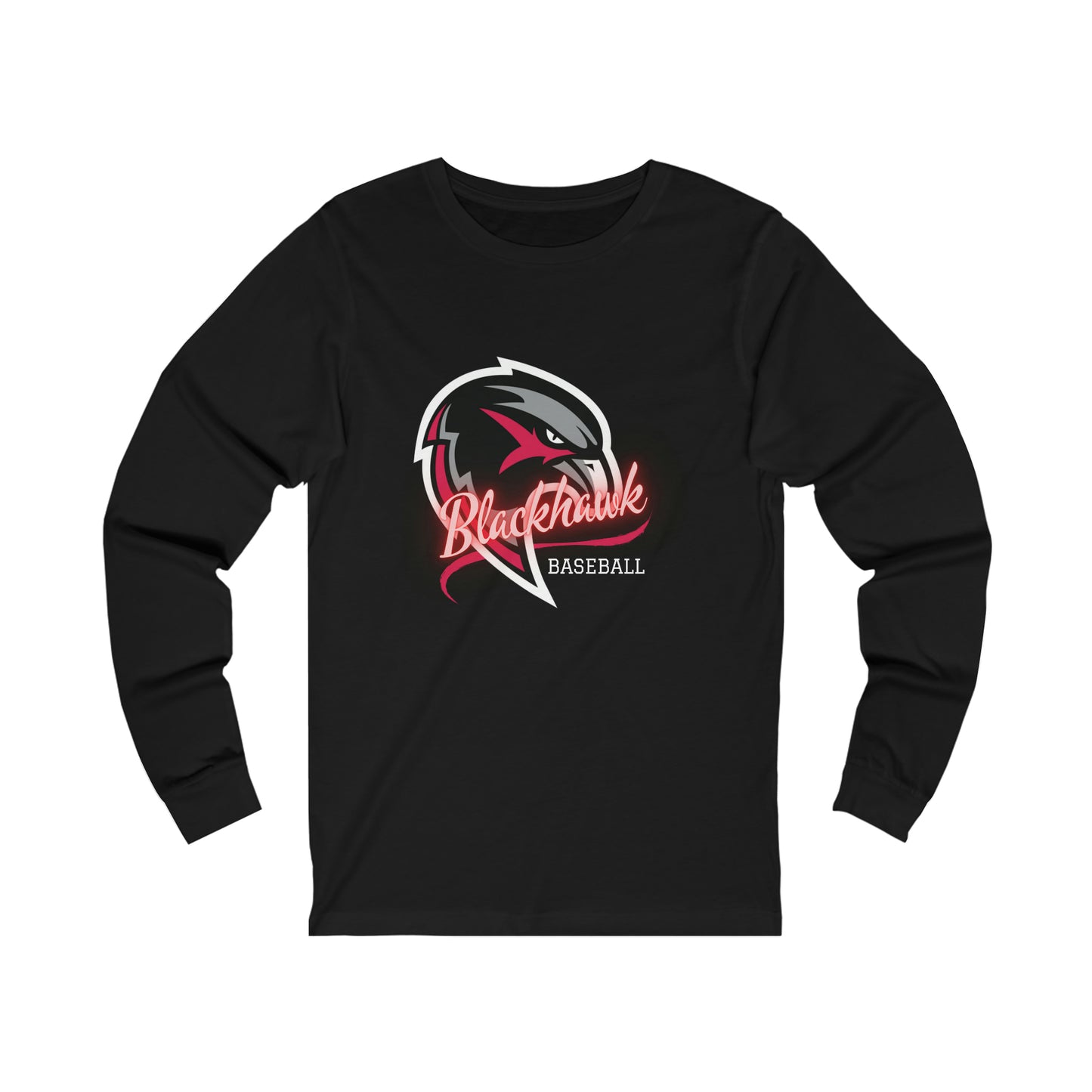 Unisex Jersey Long Sleeve Tee - Pea Ridge Baseball 3