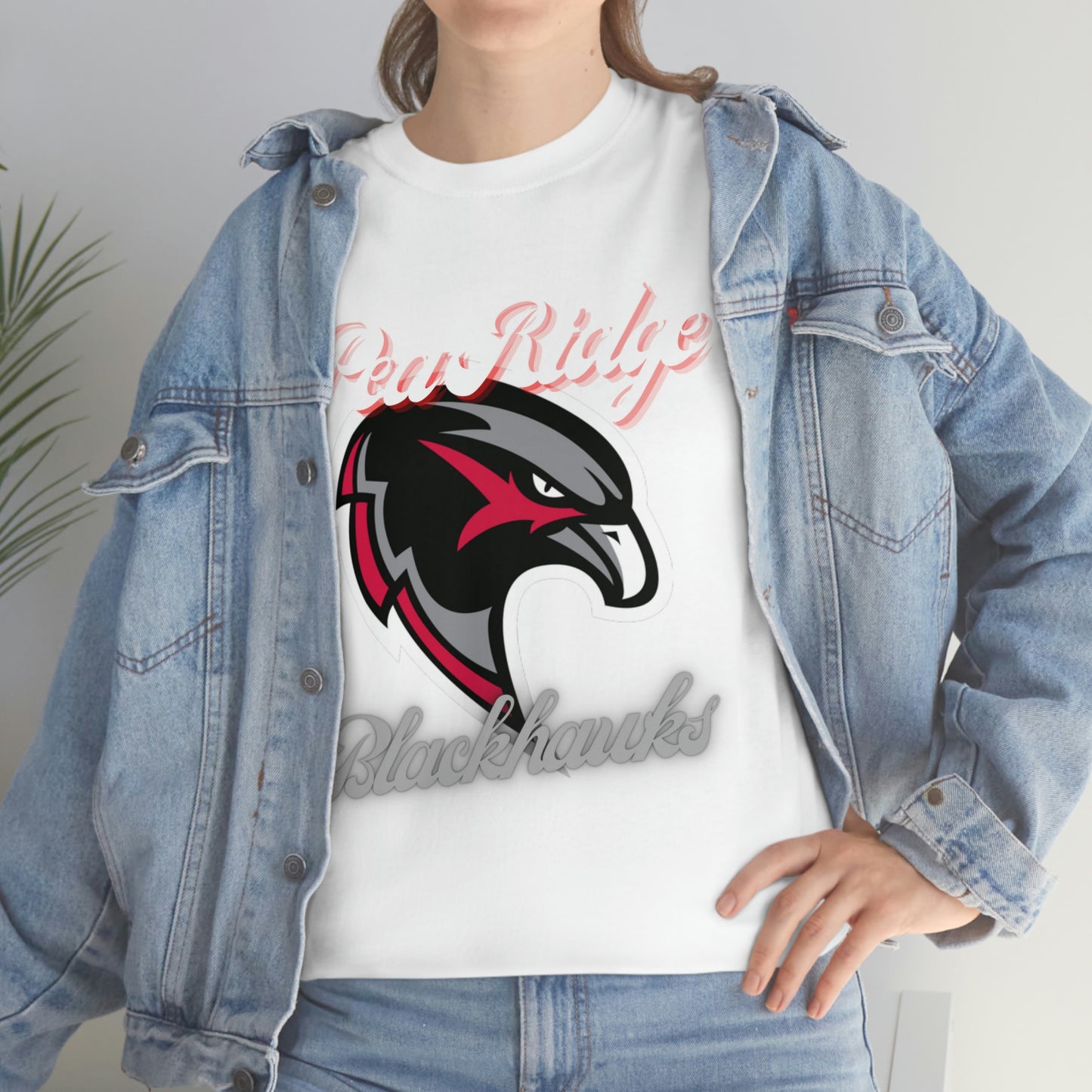 Unisex Heavy Cotton Tee - Pea Ridge BlackHawks