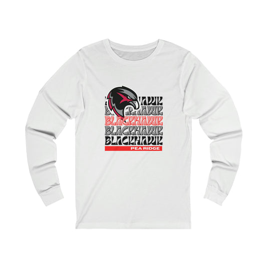 Unisex Jersey Long Sleeve Tee - BlackHawks