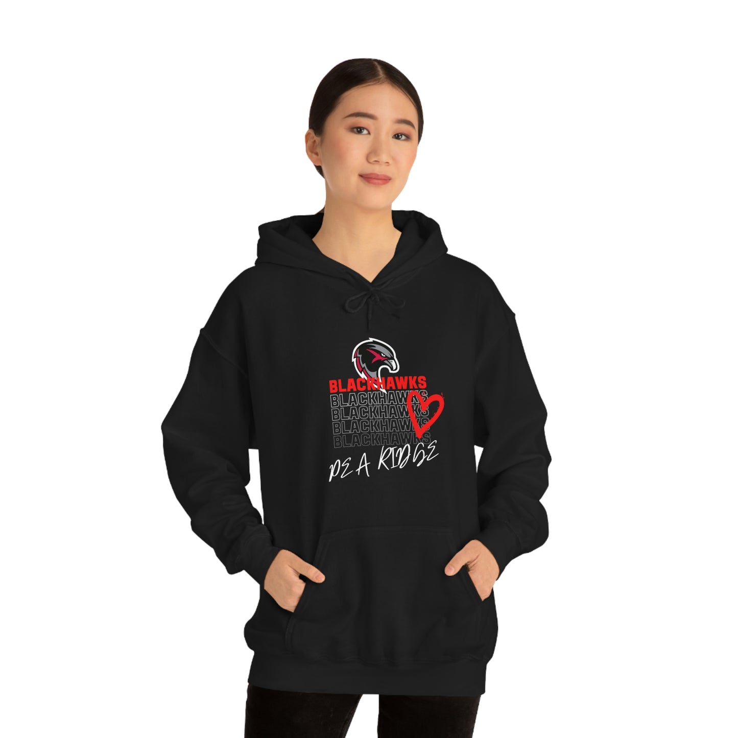 Unisex Heavy Blend™ Hooded Sweatshirt - Pea Ridge Heart