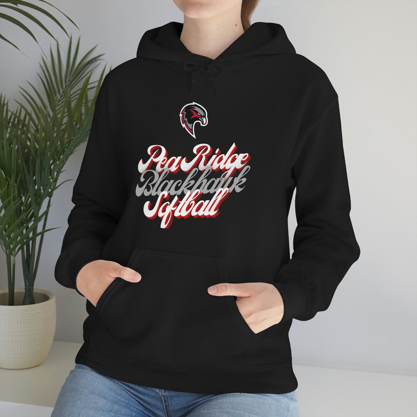 Unisex Heavy Blend™ Hooded Sweatshirt - Pea Ridge Softball 4