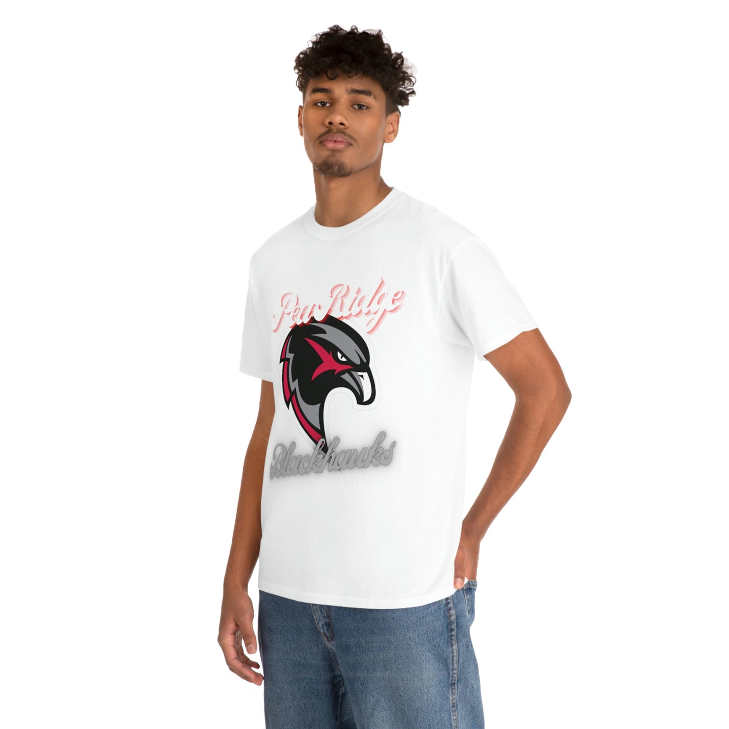 Unisex Heavy Cotton Tee - Pea Ridge BlackHawks