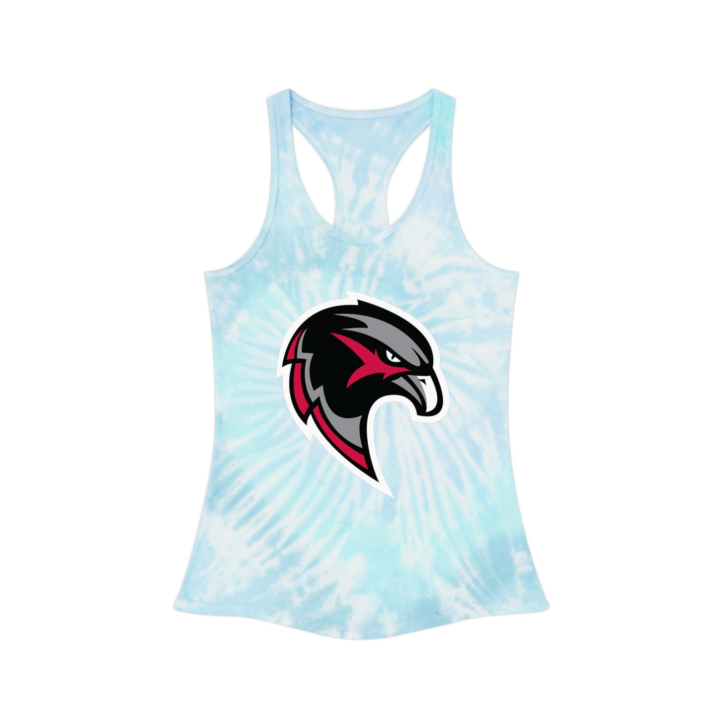 Tie Dye Racerback Tank Top - Hawk Head