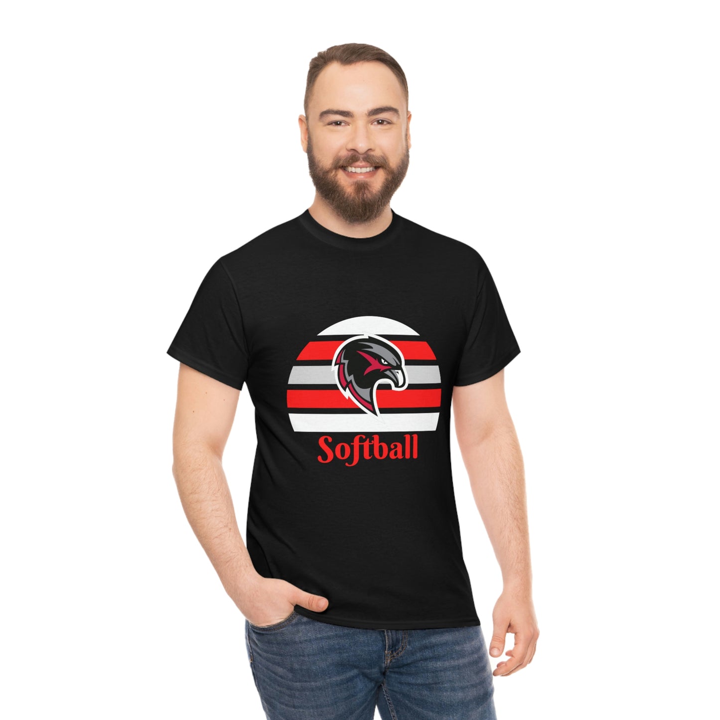 Unisex Heavy Cotton Tee - Softball 8