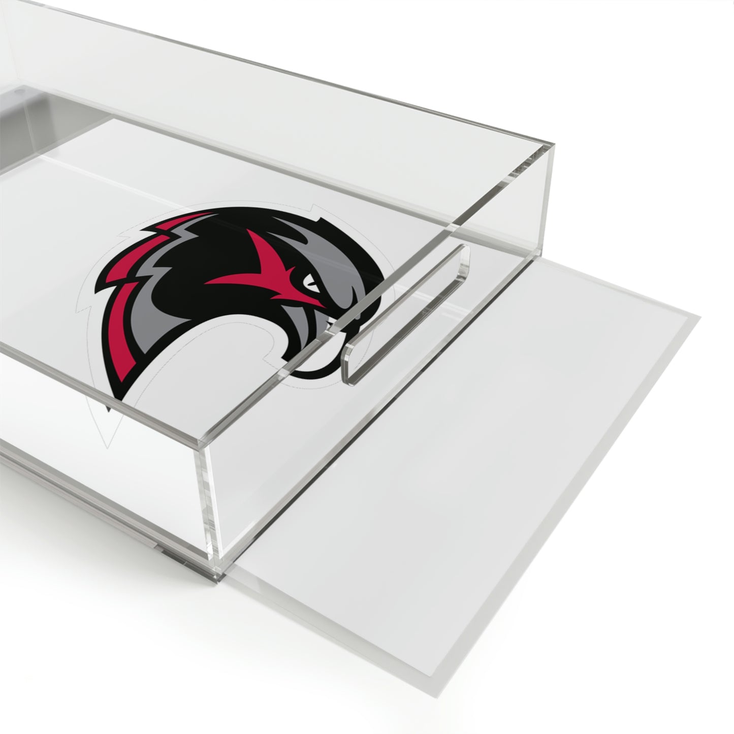 Acrylic Serving Tray - Hawk Head