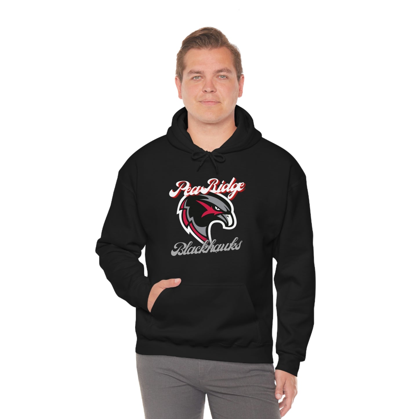 Unisex Heavy Blend™ Hooded Sweatshirt - Pea Ridge BlackHawks