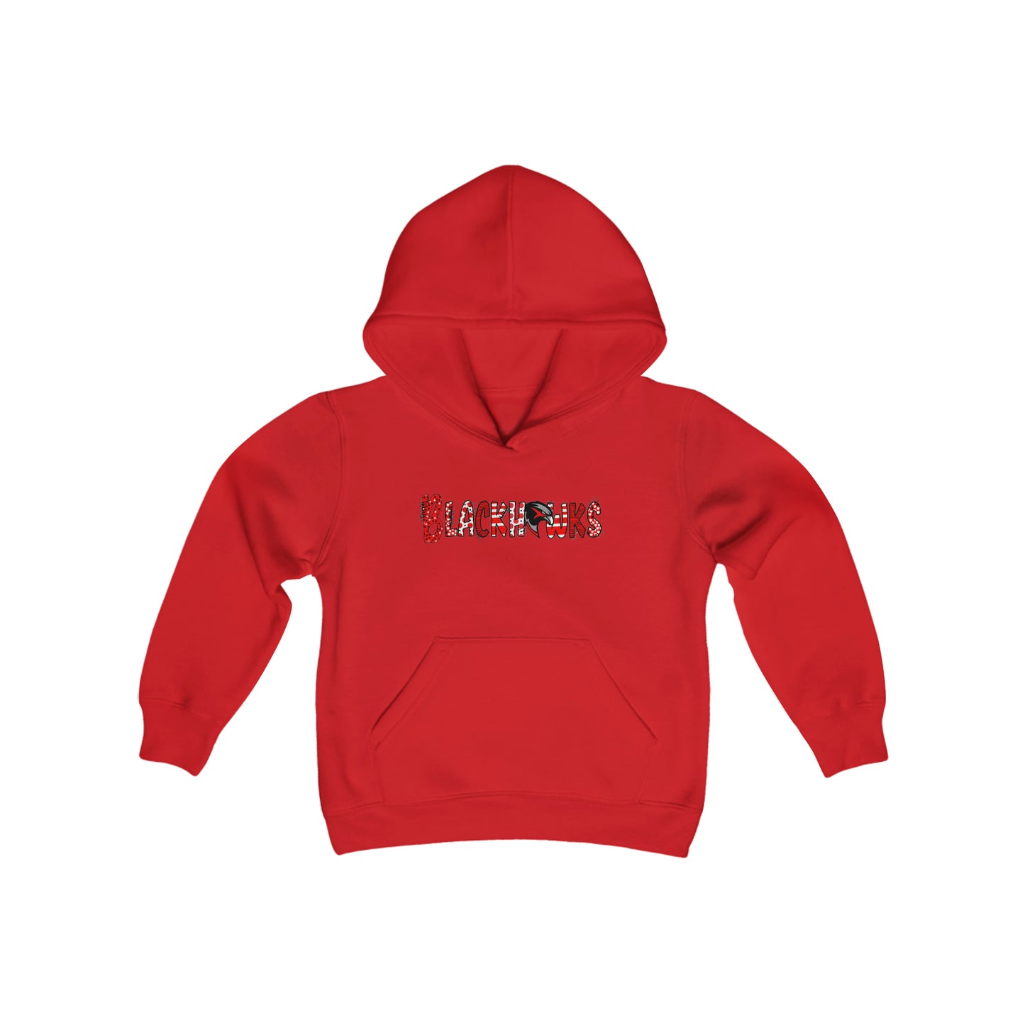 Youth Heavy Blend Hooded Sweatshirt - Blackhawk 2