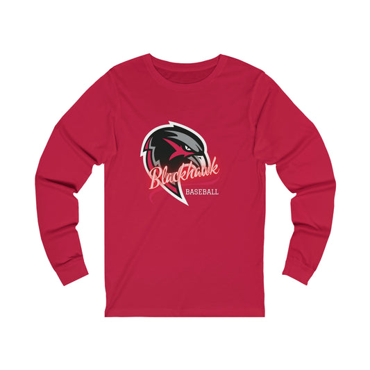 Unisex Jersey Long Sleeve Tee - Pea Ridge Baseball 3