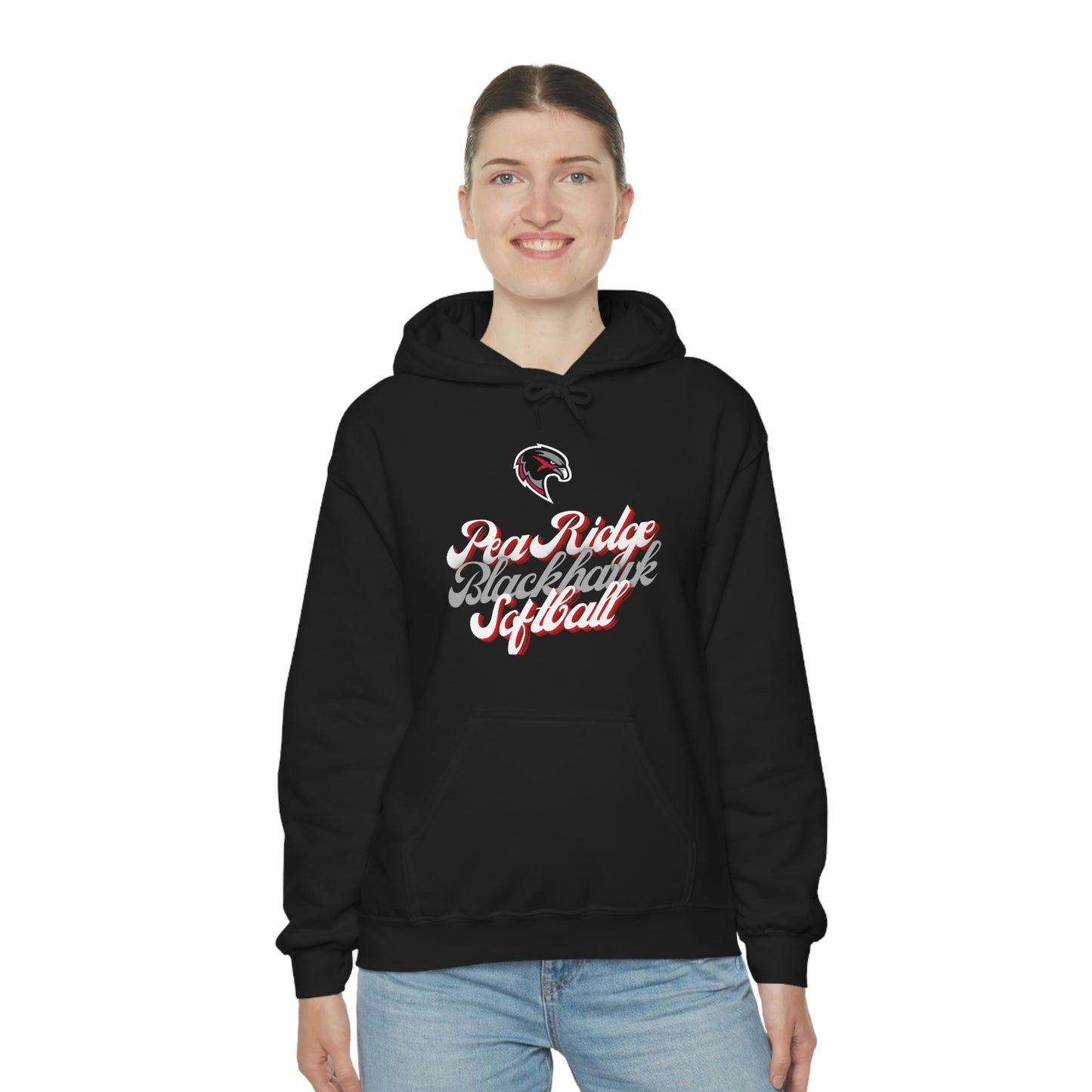 Unisex Heavy Blend™ Hooded Sweatshirt - Pea Ridge Softball 4