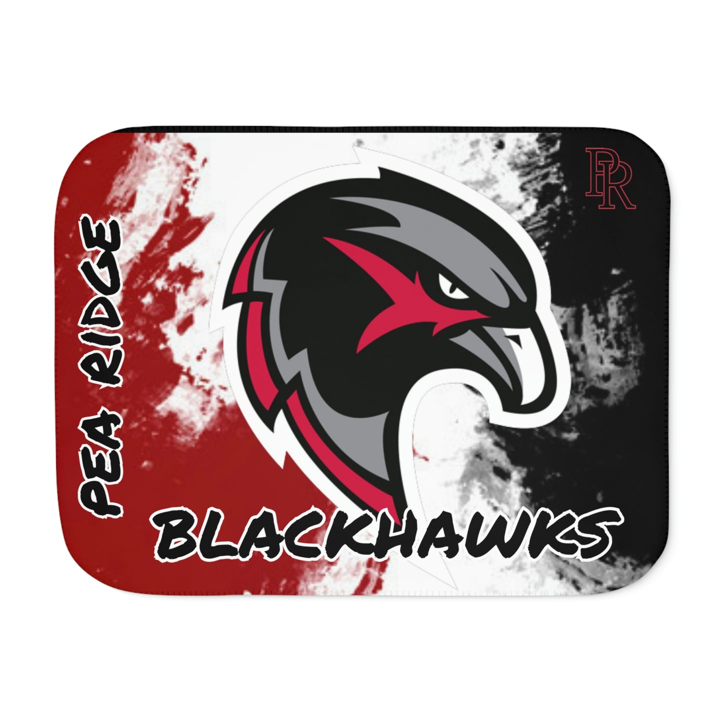 Pea Ridge Blackhawks - Hawk Head Sherpa Blanket