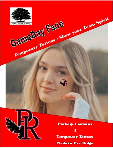 GameDay Face - Temporary Tattoo - PR Birdbody