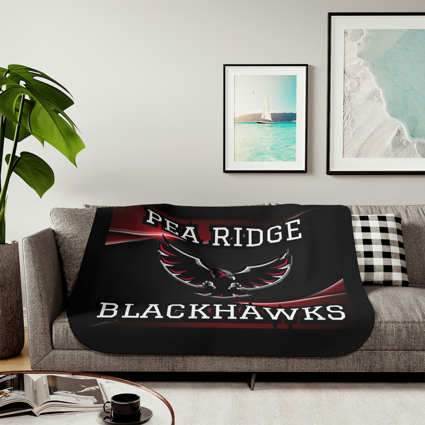 Flying Hawk Sherpa Blanket