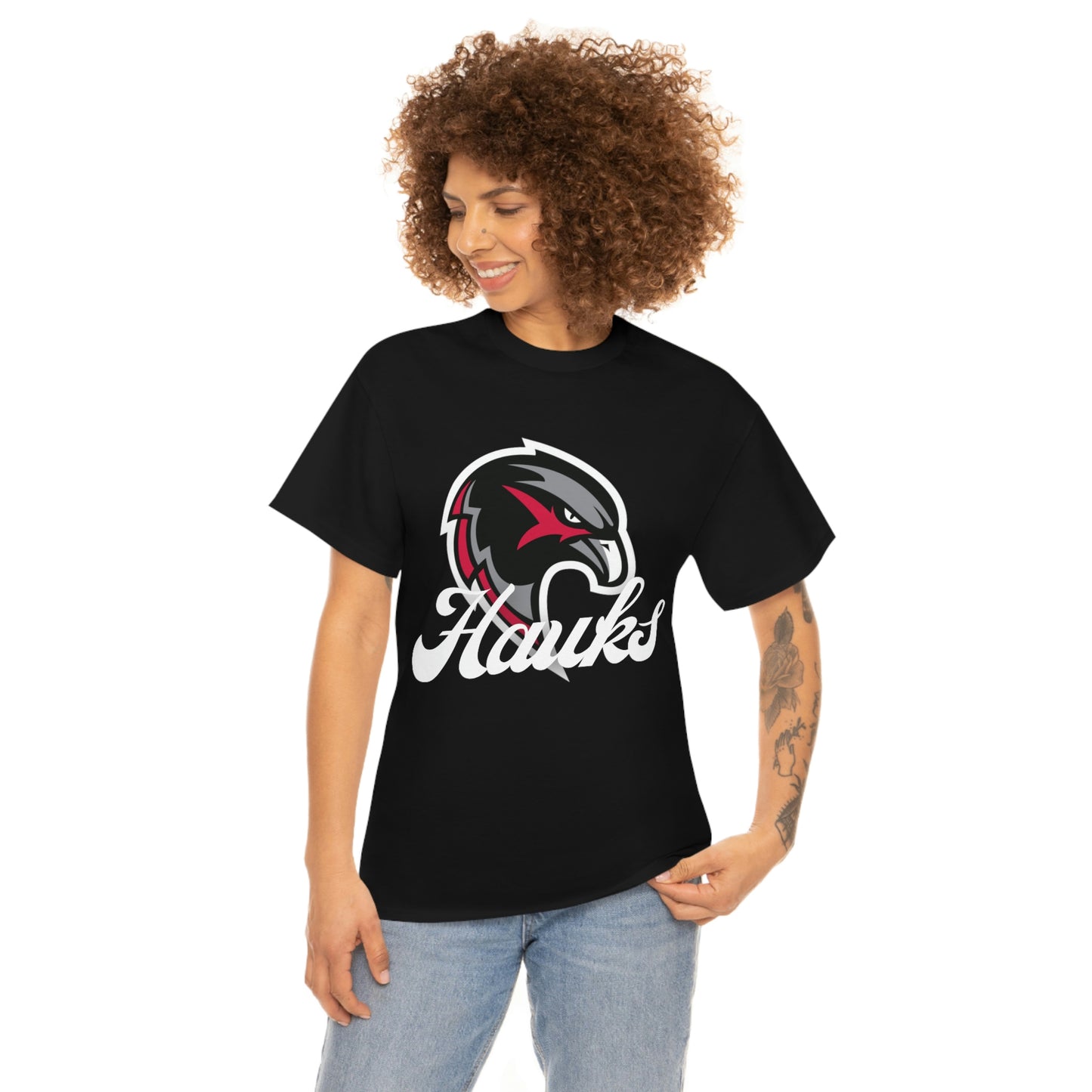 Unisex Heavy Cotton Tee - Hawks