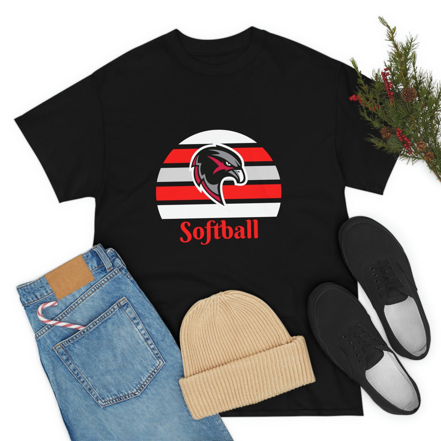 Unisex Heavy Cotton Tee - Softball 8