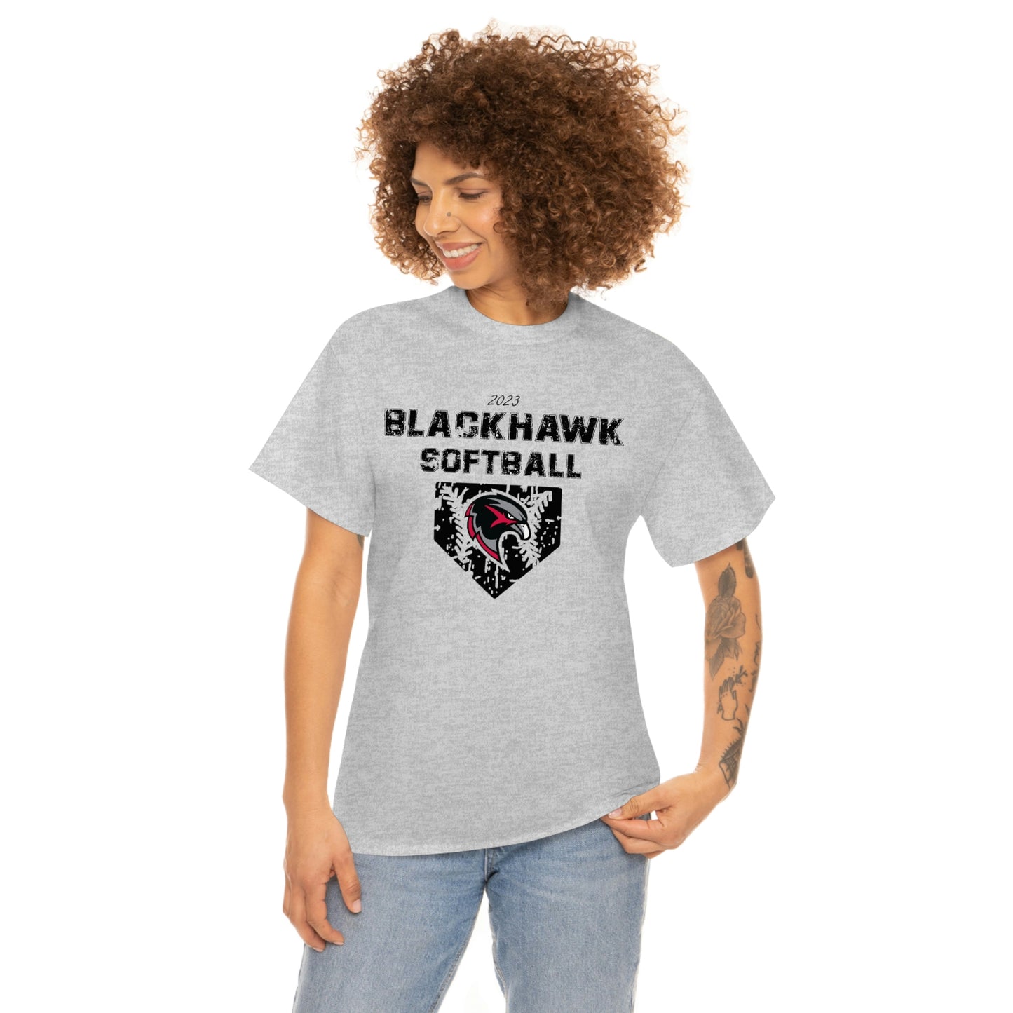 Unisex Heavy Cotton Tee - Pea Ridge Softball