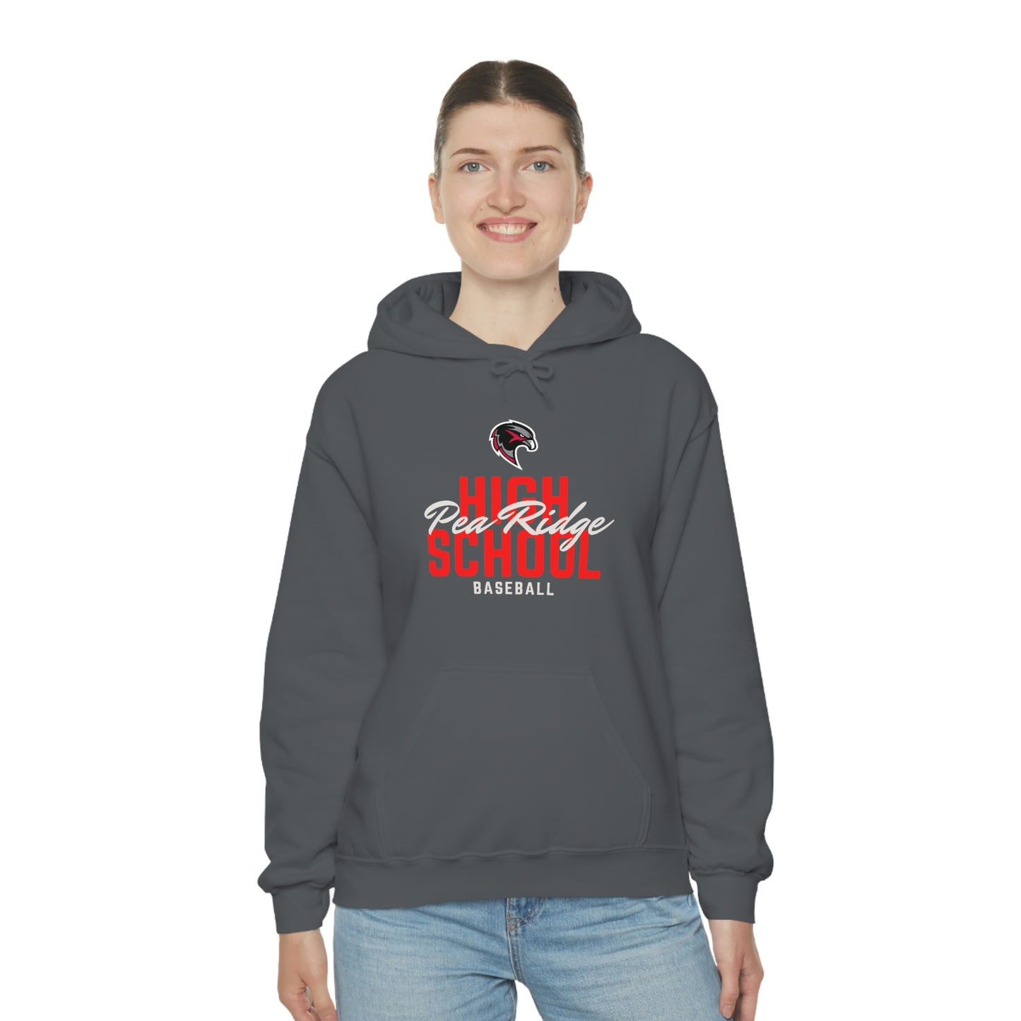 Unisex Heavy Blend™ Hooded Sweatshirt - Pea Ridge Baseball 4