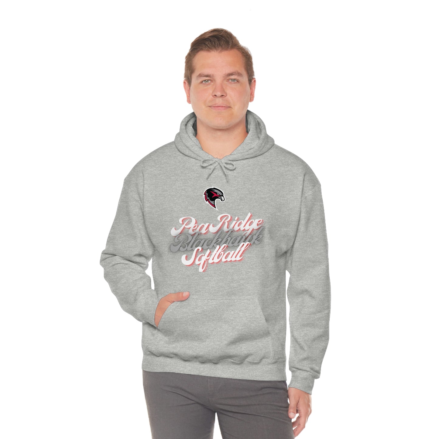 Unisex Heavy Blend™ Hooded Sweatshirt - Pea Ridge Softball 4