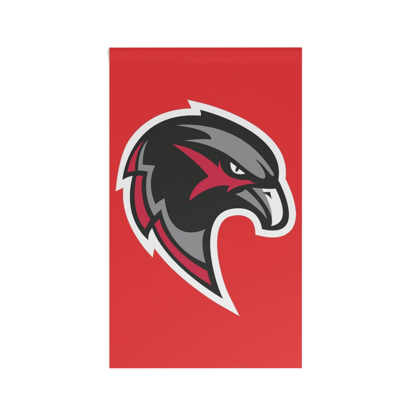 House Banner - Hawk Head - Red