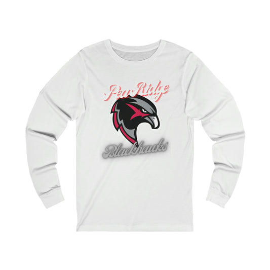 Unisex Jersey Long Sleeve Tee - Pea Ridge BlackHawks