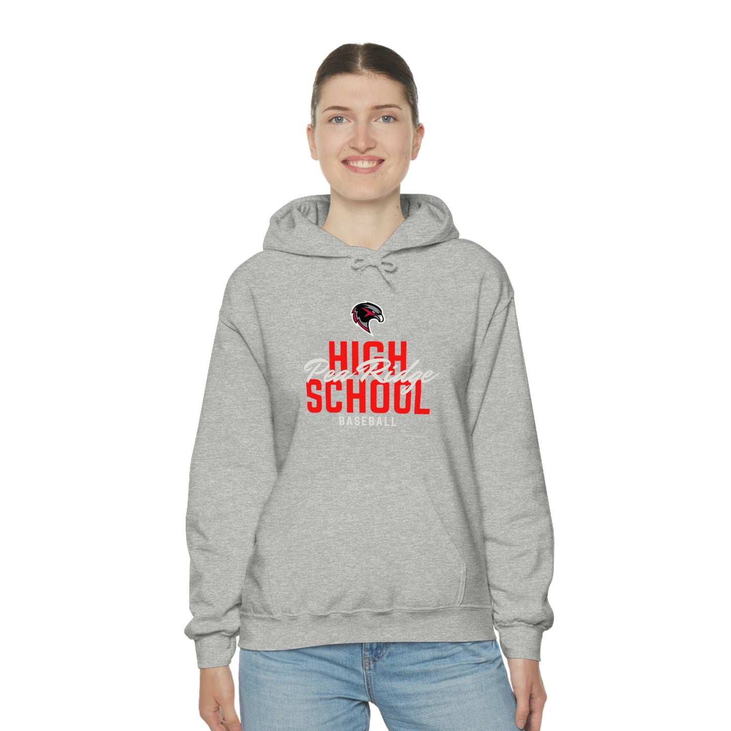 Unisex Heavy Blend™ Hooded Sweatshirt - Pea Ridge Baseball 4