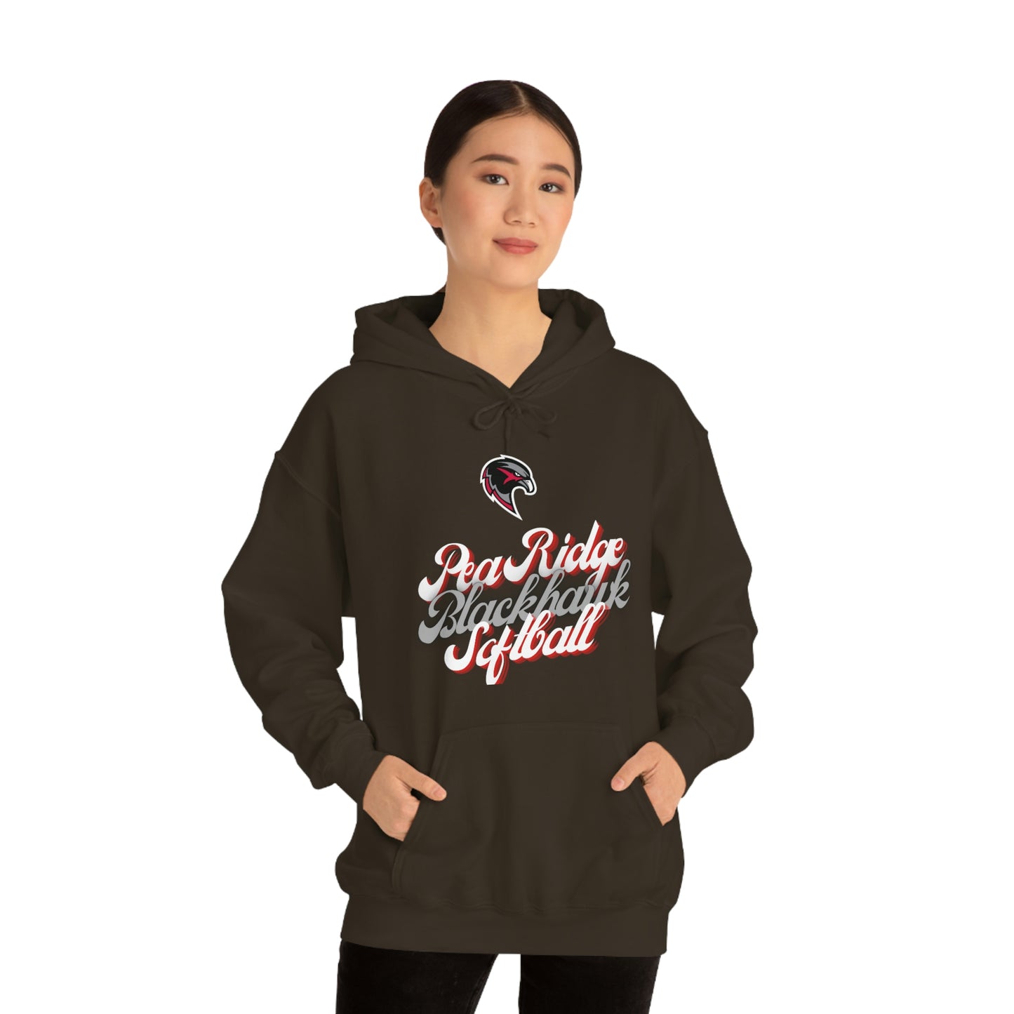 Unisex Heavy Blend™ Hooded Sweatshirt - Pea Ridge Softball 4