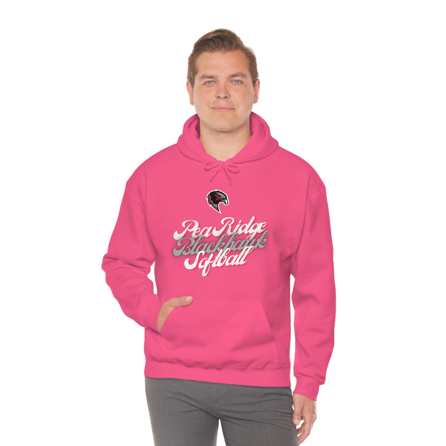 Unisex Heavy Blend™ Hooded Sweatshirt - Pea Ridge Softball 4