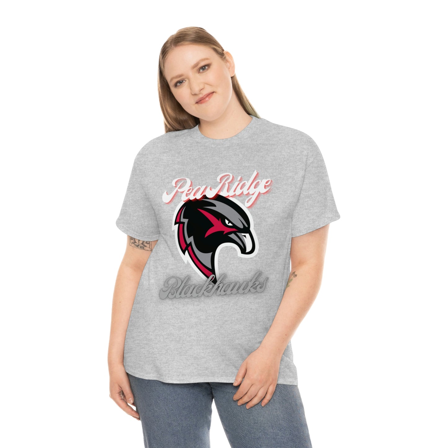 Unisex Heavy Cotton Tee - Pea Ridge BlackHawks