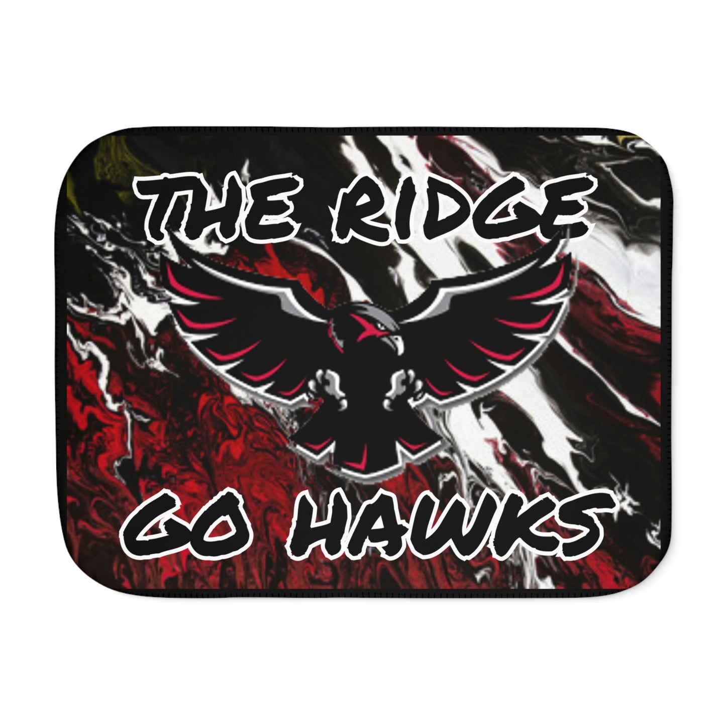 Go Hawks - Flying Hawk Sherpa Blanket