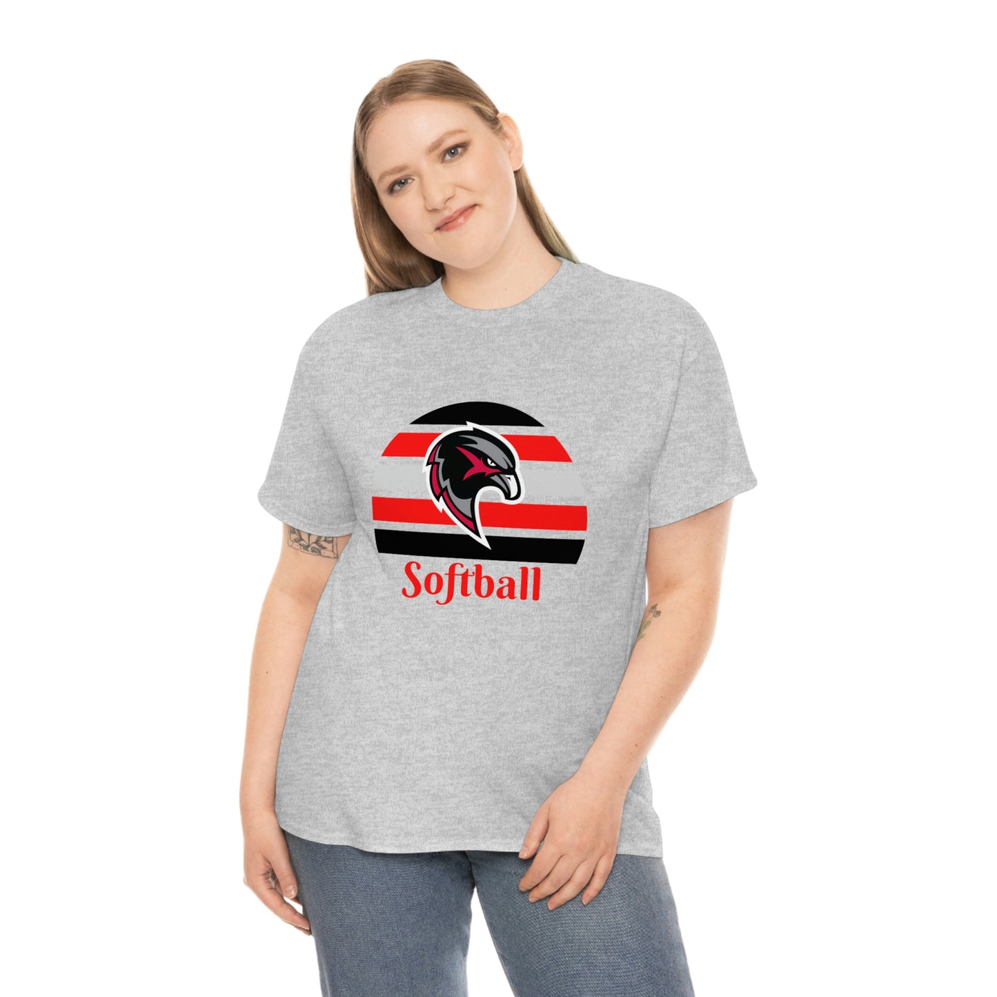 Unisex Heavy Cotton Tee - Softball 8