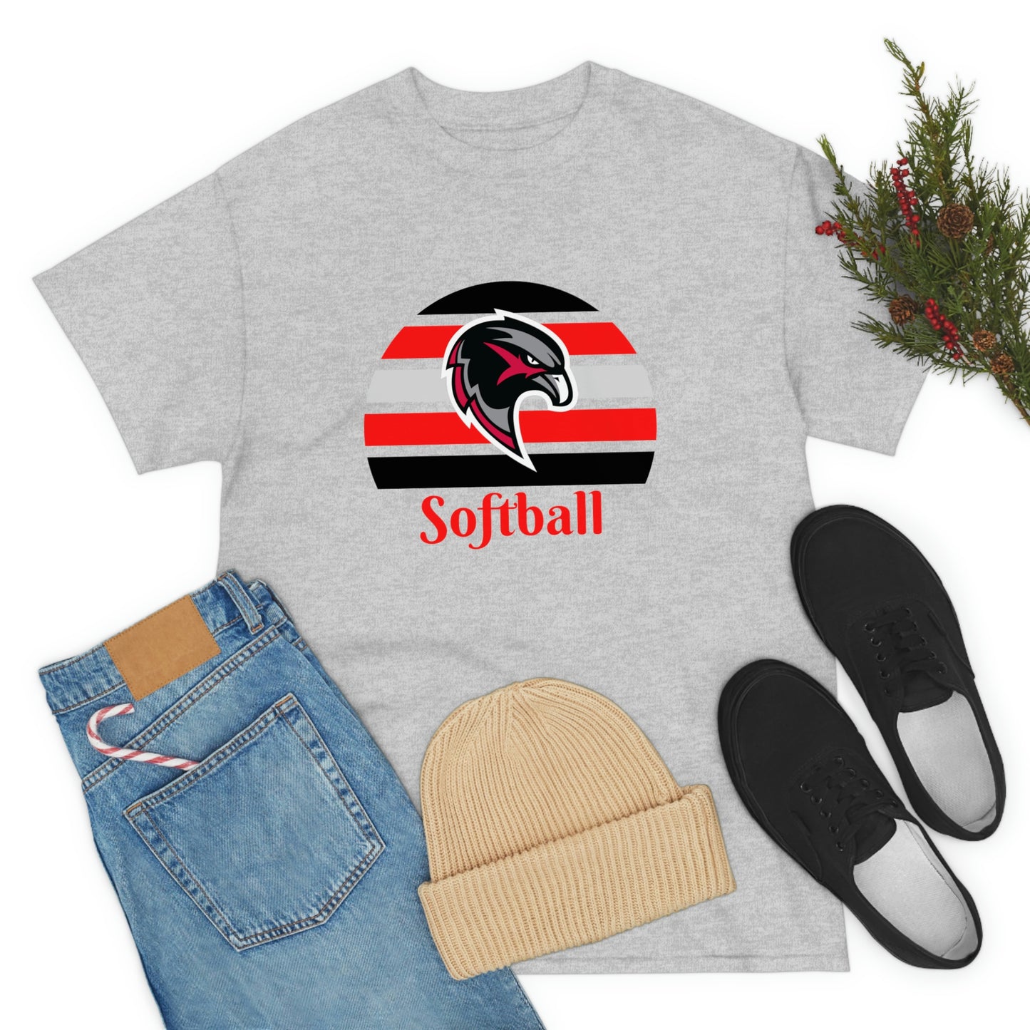 Unisex Heavy Cotton Tee - Softball 8