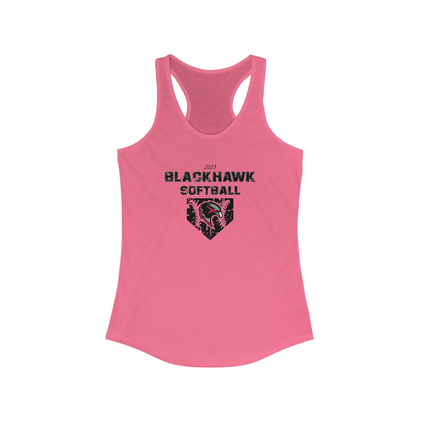 Women's Ideal Racerback Tank - Pea Ridge Softball