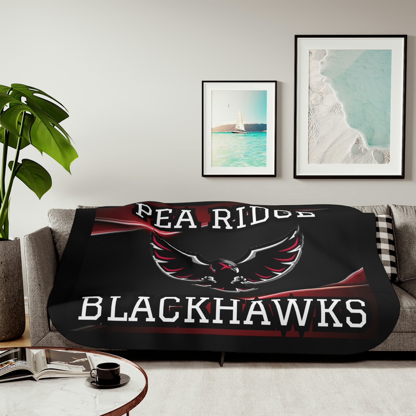 Flying Hawk Sherpa Blanket