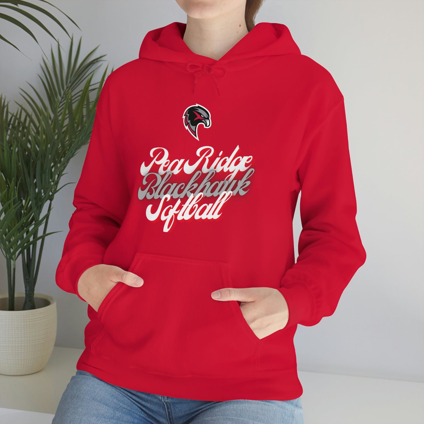 Unisex Heavy Blend™ Hooded Sweatshirt - Pea Ridge Softball 4