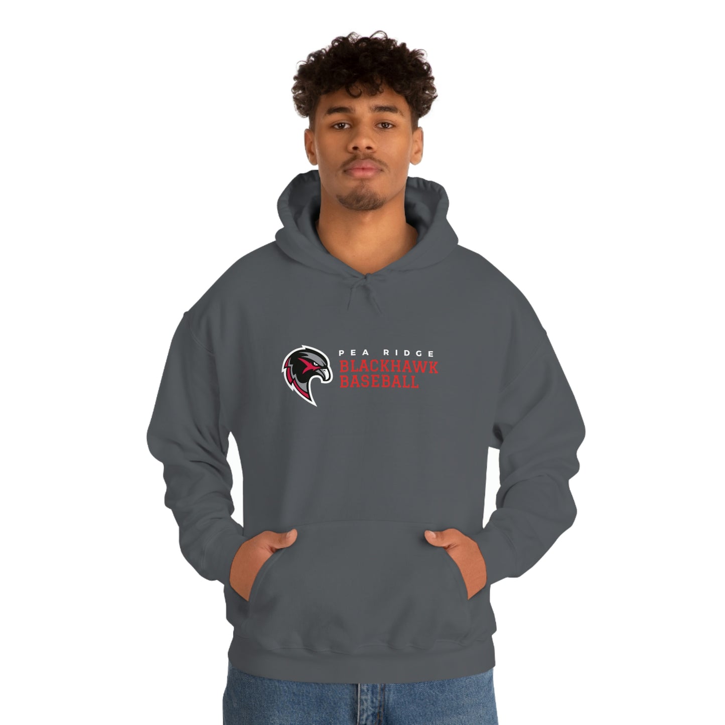 Unisex Heavy Blend™ Hooded Sweatshirt - Pea Ridge Baseball 1