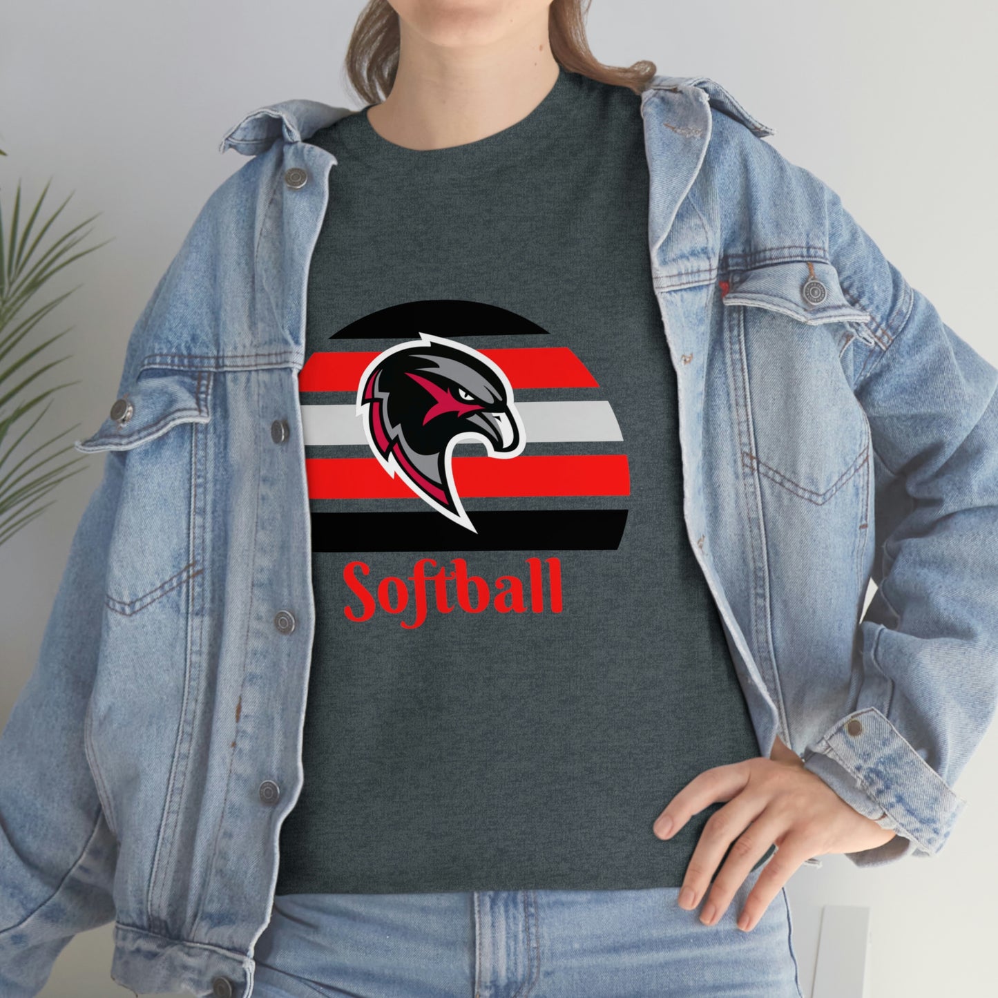 Unisex Heavy Cotton Tee - Softball 8