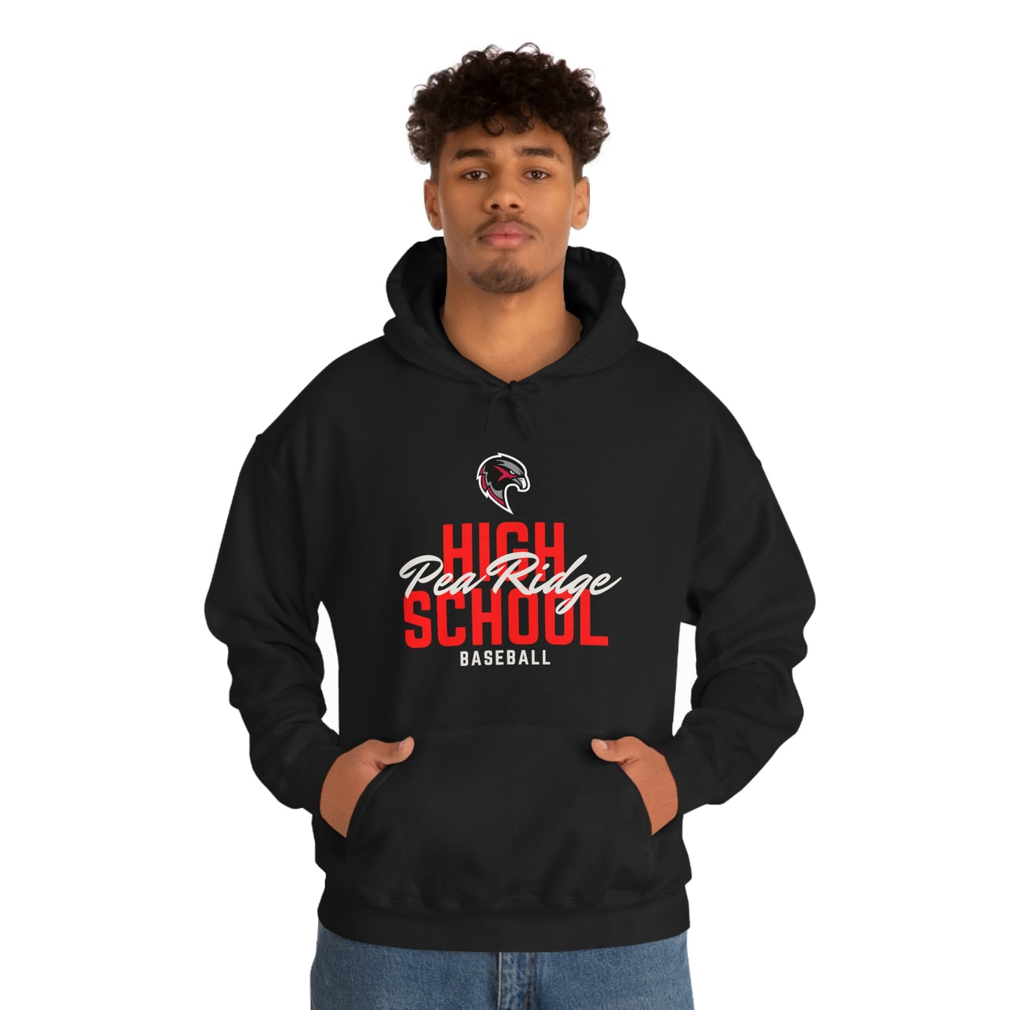 Unisex Heavy Blend™ Hooded Sweatshirt - Pea Ridge Baseball 4