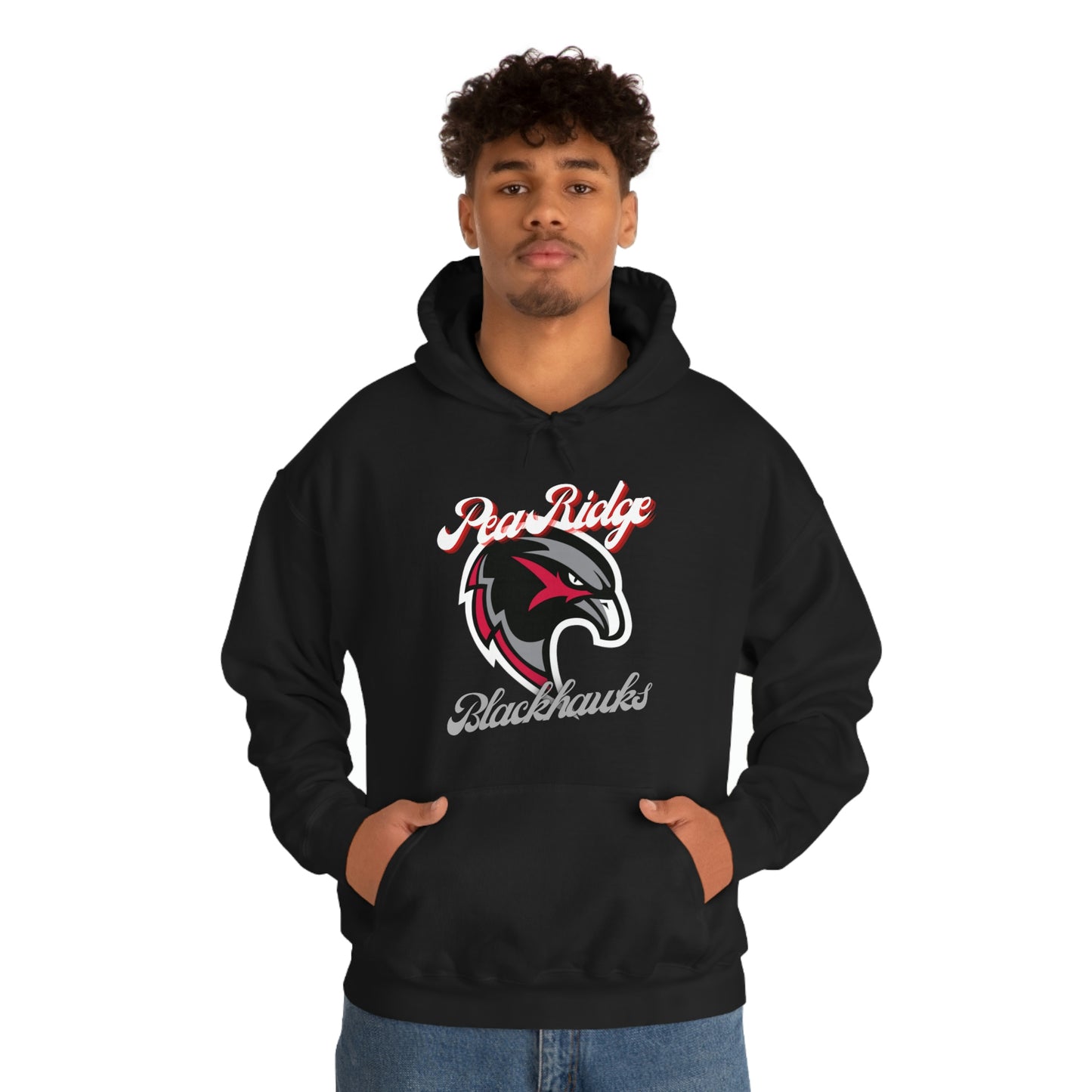 Unisex Heavy Blend™ Hooded Sweatshirt - Pea Ridge BlackHawks