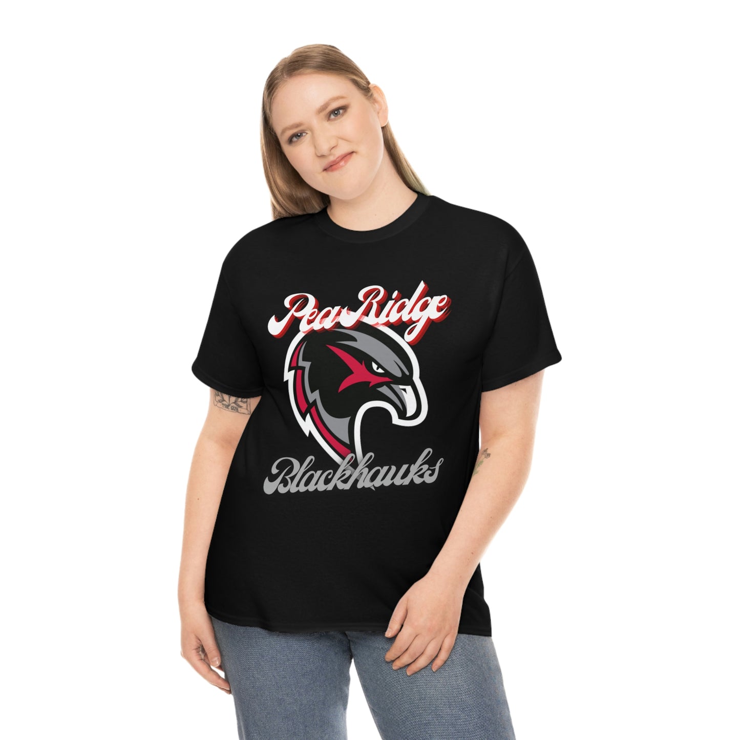 Unisex Heavy Cotton Tee - Pea Ridge BlackHawks