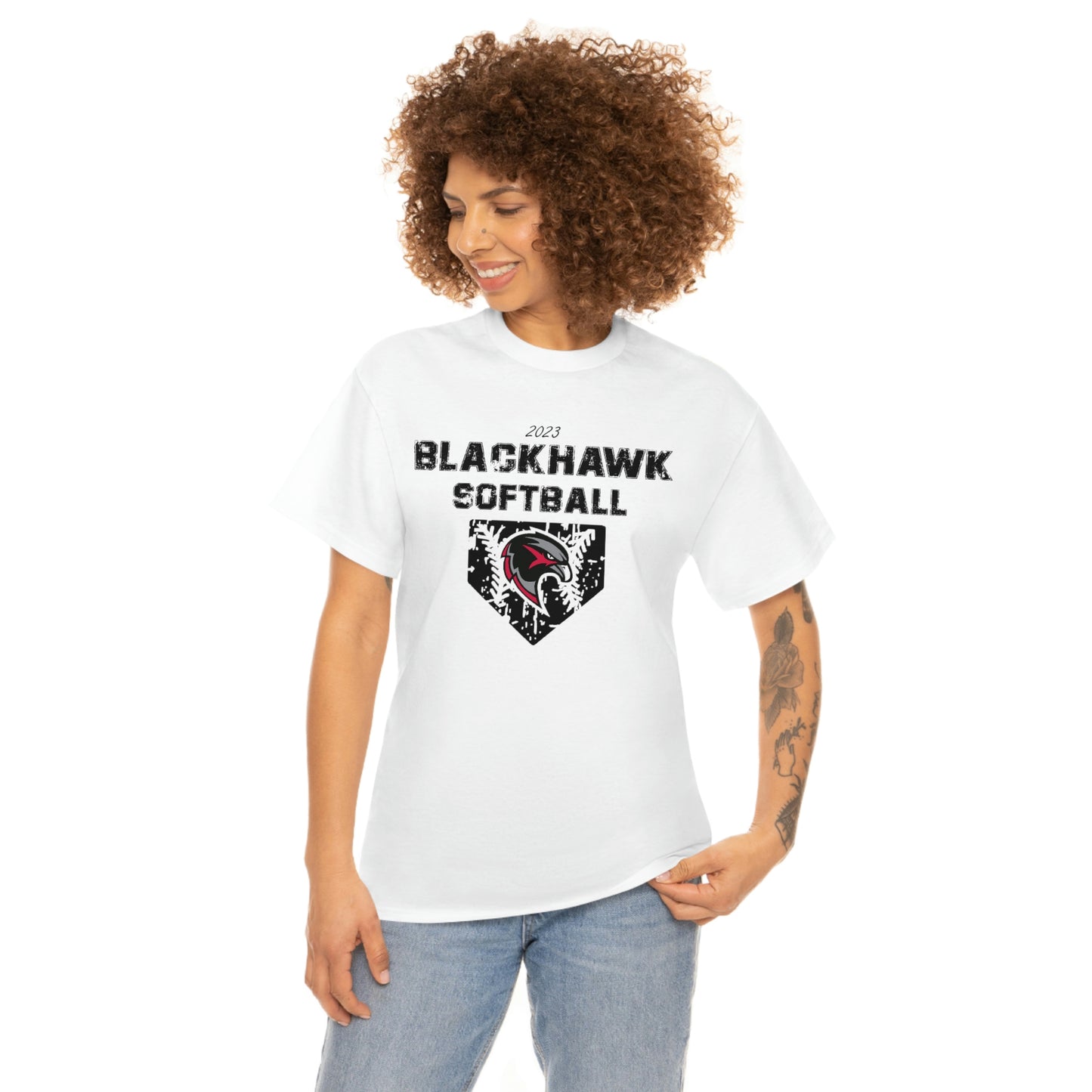 Unisex Heavy Cotton Tee - Pea Ridge Softball