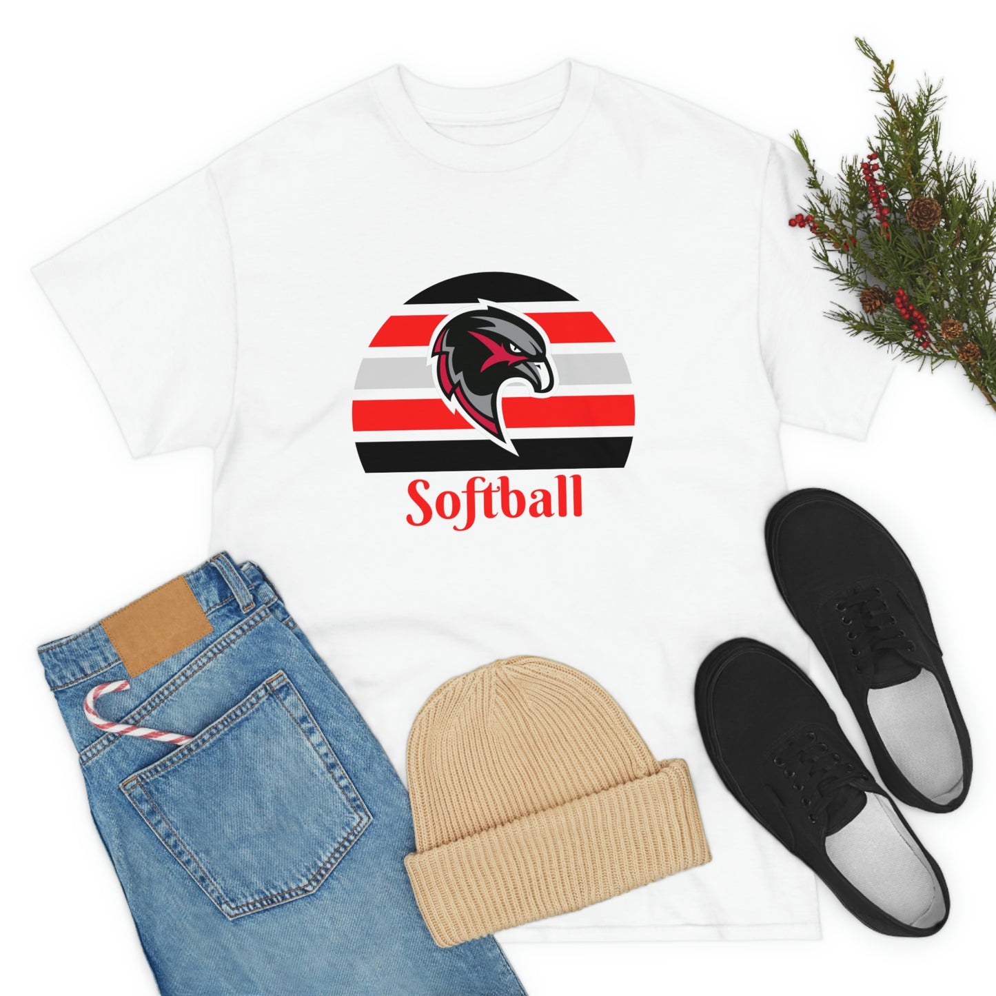 Unisex Heavy Cotton Tee - Softball 8