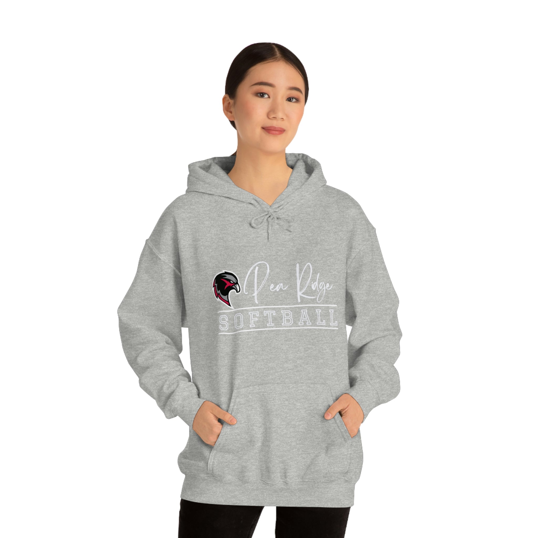 Unisex Heavy Blend™ Hooded Sweatshirt - Pea Ridge Softball 5 – Pea