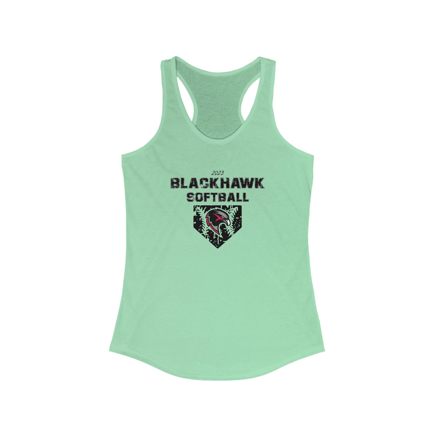 Women's Ideal Racerback Tank - Pea Ridge Softball