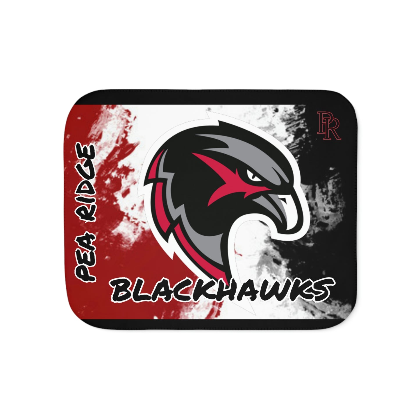 Pea Ridge Blackhawks - Hawk Head Sherpa Blanket