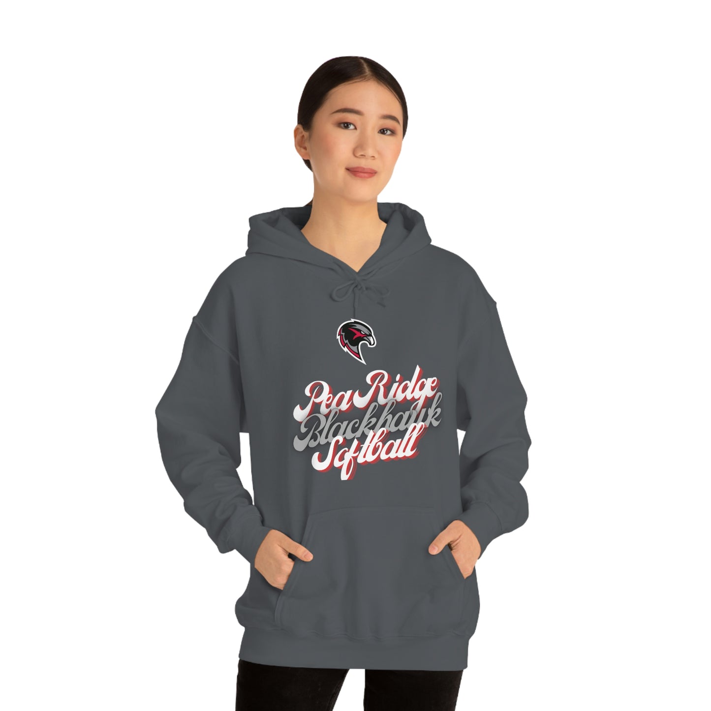 Unisex Heavy Blend™ Hooded Sweatshirt - Pea Ridge Softball 4