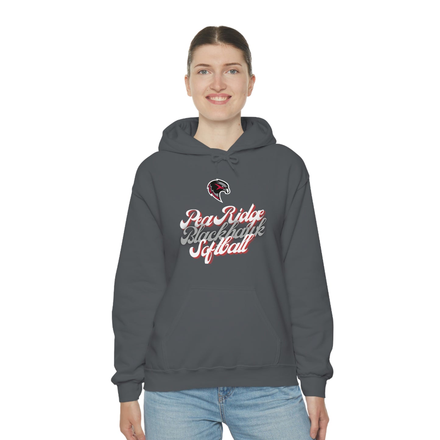 Unisex Heavy Blend™ Hooded Sweatshirt - Pea Ridge Softball 4